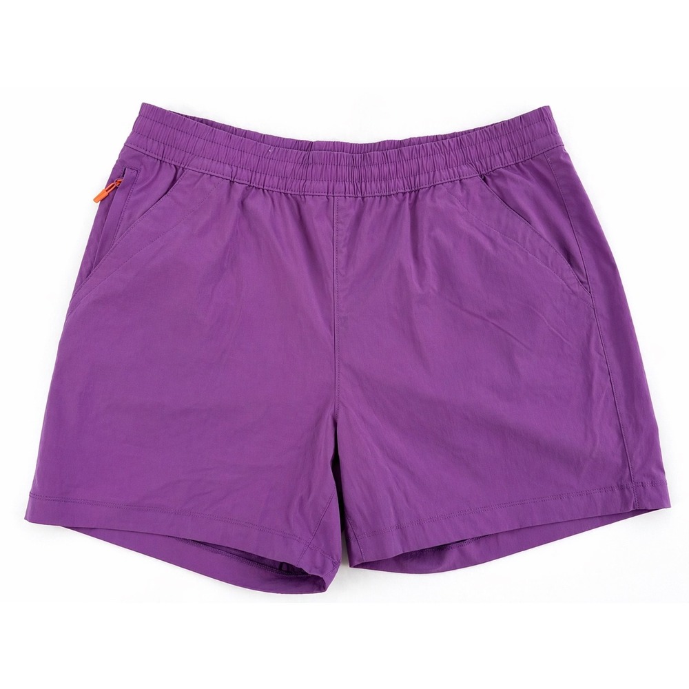 Alaskan Hardgear Duluth Trading‎ Co Purple Hiking Shorts Womens 14 Nylon Stretch